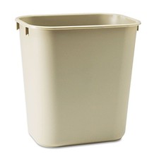 Rubbermaid Commercial 295500BG 3.5-gal. Deskside Wastebasket - Beige New