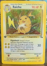 Raichu [1st Edition] #14 Prices | Pokemon Fossil | Pokemon Cards