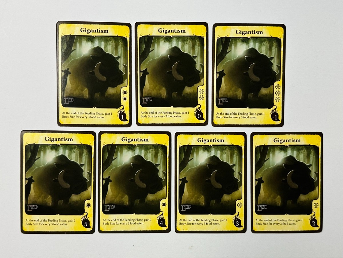 Gigantism Trait Promo Card Pack for EVOLUTION Board Game NEW | eBay