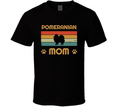 Pomeranian Mom T Shirt Popular Dog Breed Mothers Day Gift Present For Women
