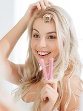 2 Pcs Hair Rollers Volumizing Curlers Heatless Spiral Styling Root Clip Fluffy L