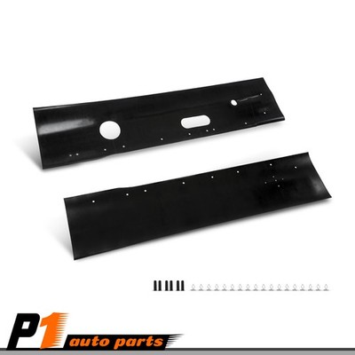 Engine Well Frame Rail Splash Shields Seals Fits 72-80 Dodge Truck 2WD D Series