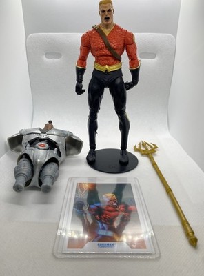 McFarlane Toys DC Multiverse Aquaman Flashpoint w/ Cyborg BAF Loose Complete