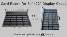 Display Case Card Riser Stands   For 34  x 22...