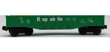 LIONEL REPUBLIC STEEL GONDOLA CAR (LCCA 1977 1978 MEET SPECIAL) 6-9142