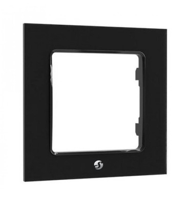 Shelly Wall Frame für Wall Switch, 1-fach, schwarz