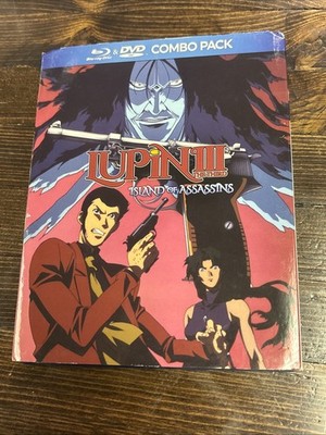 Lupin the 3rd: Island of Assassins Bluray Dvd Combo Pack Rare OOP