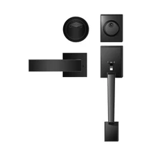 Azdele Front Door Handle and Deadbolt Set, Front Door Lock Set, Exterior Door...