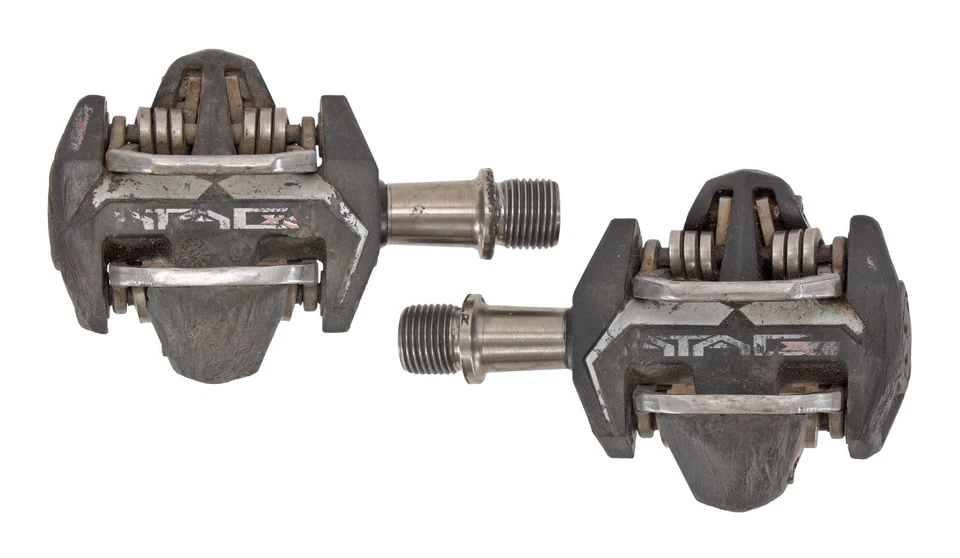 Pedales sin clip para bicicleta de montaña TIME ATAC XS Carbono Ti 2 pernos MTB Gravel Race XC Foto 3 de 4