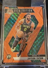 2024-25 Panini Mosaic - City Edition Jayson Tatum #287 Fluorescent Red /75