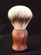 Zenith Kotibe Premium Silvertip Shave Brush. 24.5 mm. Made in Palermo, Italy P9