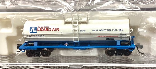 ATLAS 1/160 N SCALE 11,000 GAL CANADIAN LIQUID AIR TANK CAR RD. # 55090 50001577 | Zustand: New
