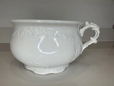 Homer Laughlin Vase for Fruits  and Sweets Deserts Porcelain Vintage White Vase