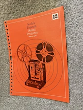 Kodak Pageant Sound Projector Model AV-12E6 Instrution Book