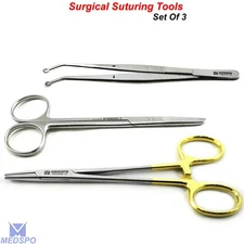 Surgical Suturing Suture Needle Forceps Scissors Tweezers Dental Instruments