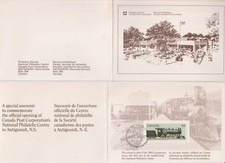 Canada Post National Philatelic Centre Official Opening card w/stamp #1039