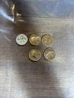 Lot Of 5 Bicentennial Silver Quarters Uncirculated