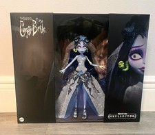 Monster High Tim Burton's Corpse Bride Emily Skullector. DOLL IN HAND