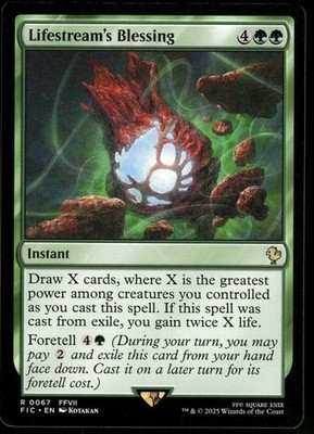 1x Lifestream's Blessing - Commander: FINAL FANTASY - NM - MTG