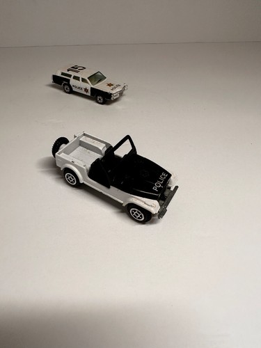 Vintage 70's YATMING FORD PATROL & JEEP CRUISER WHT & BLK No 1015 Hong Kong SET - Picture 12 of 13