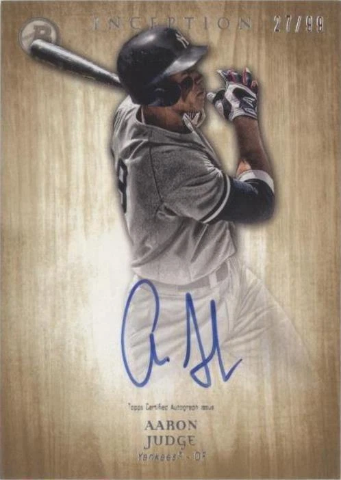 2014 Bowman Inception - Aaron Judge #PA-AJ for sale | eBay