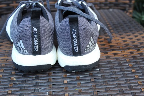 ADIDAS BOOST ADIPOWER EVN791001 SNEAKERS DA GOLF UOMO BIANCO/NERO/ARGENTO TAGLIA 8,5 NUOVE - Foto 5 di 10