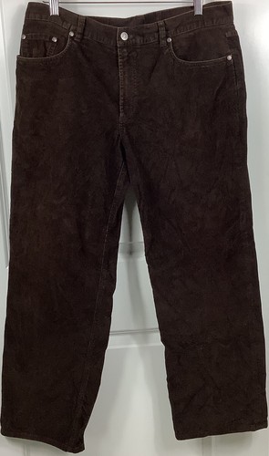 Brooks Brothers 346 Herren Cordhose Maße 35 x 28 braun Baumwolle "
