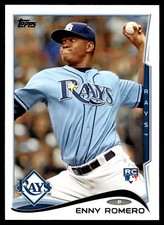 2014 Topps #49 Enny Romero Rookie Tampa Bay Rays