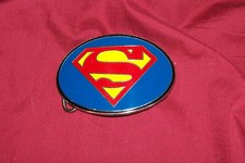 Vintage Superman Belt Buckle Superhero Comic Book Collector Collectible Old S