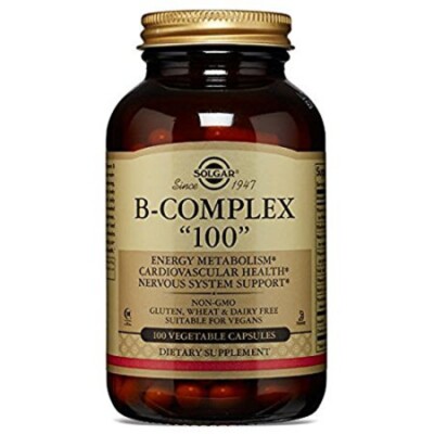 Solgar, B-Complex ''100'' 100 Vegetarian Capsules