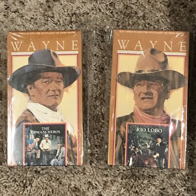 The Comancheros 1988 betamax super rare Key video John Wayne water marks not VHS