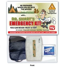 Camping - WET FART SHART EMERGENCY KIT - Tent Supplies Funny Gag Birthday Gift