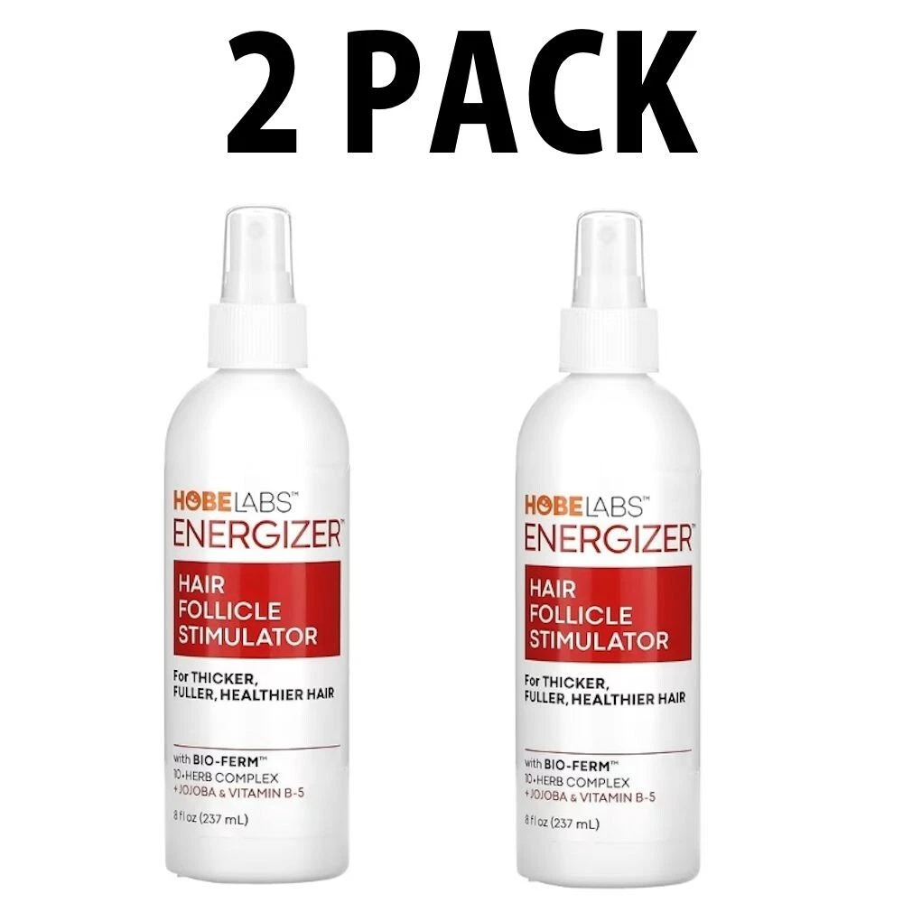 Hobe Labs, 2 PACK, Hair Follicle Stimulator, Jojoba & Vitamin B-5, 8 fl oz