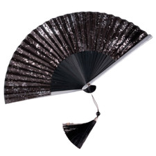 Portable Folding Fan Dance Fan Creative Art Fan Craft Handheld Bamboo Fan