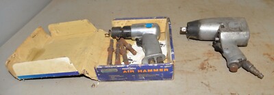 Mac Tools 1/2'' M1734 impact & Platinum air hammer vintage mechanics tool lot