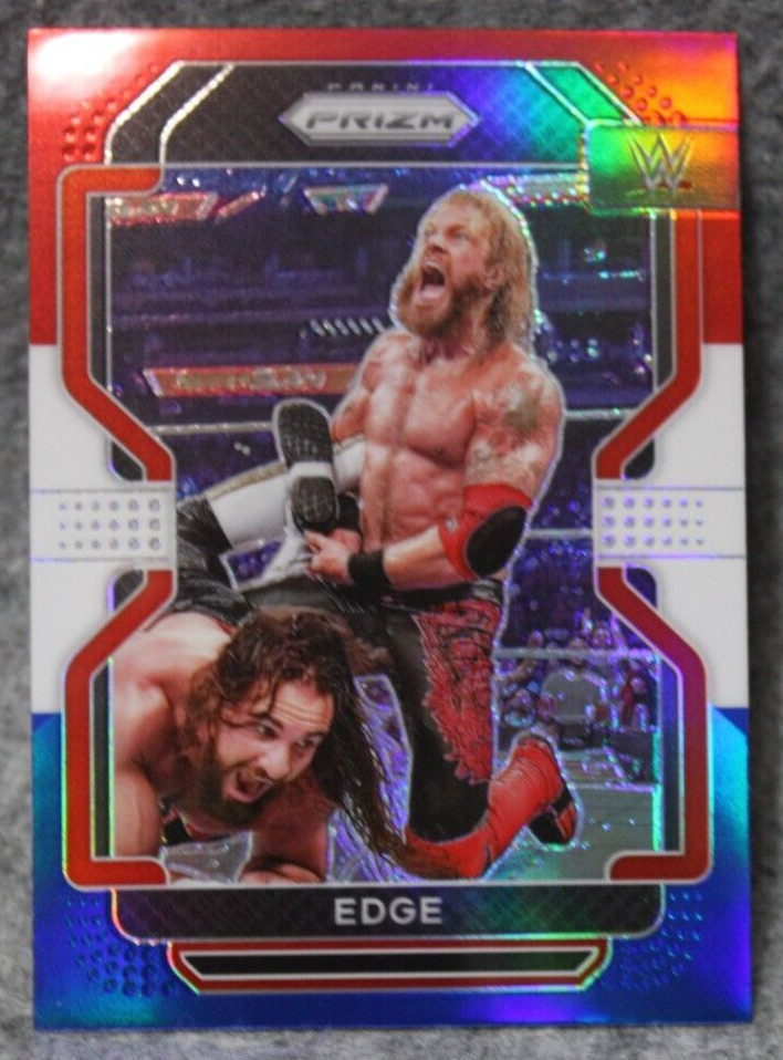 2022 Panini Prizm WWE Edge Red White Blue Prizm #164