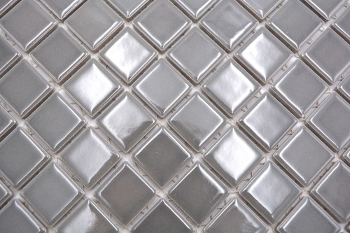 Mosaikfliese Keramik Metall glänzend Wand Boden Dusche 18D-0204_b | 1 Matte - Bild 2 von 6