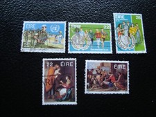 IRLANDE - timbre yvert/tellier n° 575 578/79 583 585 oblitere (A47) 