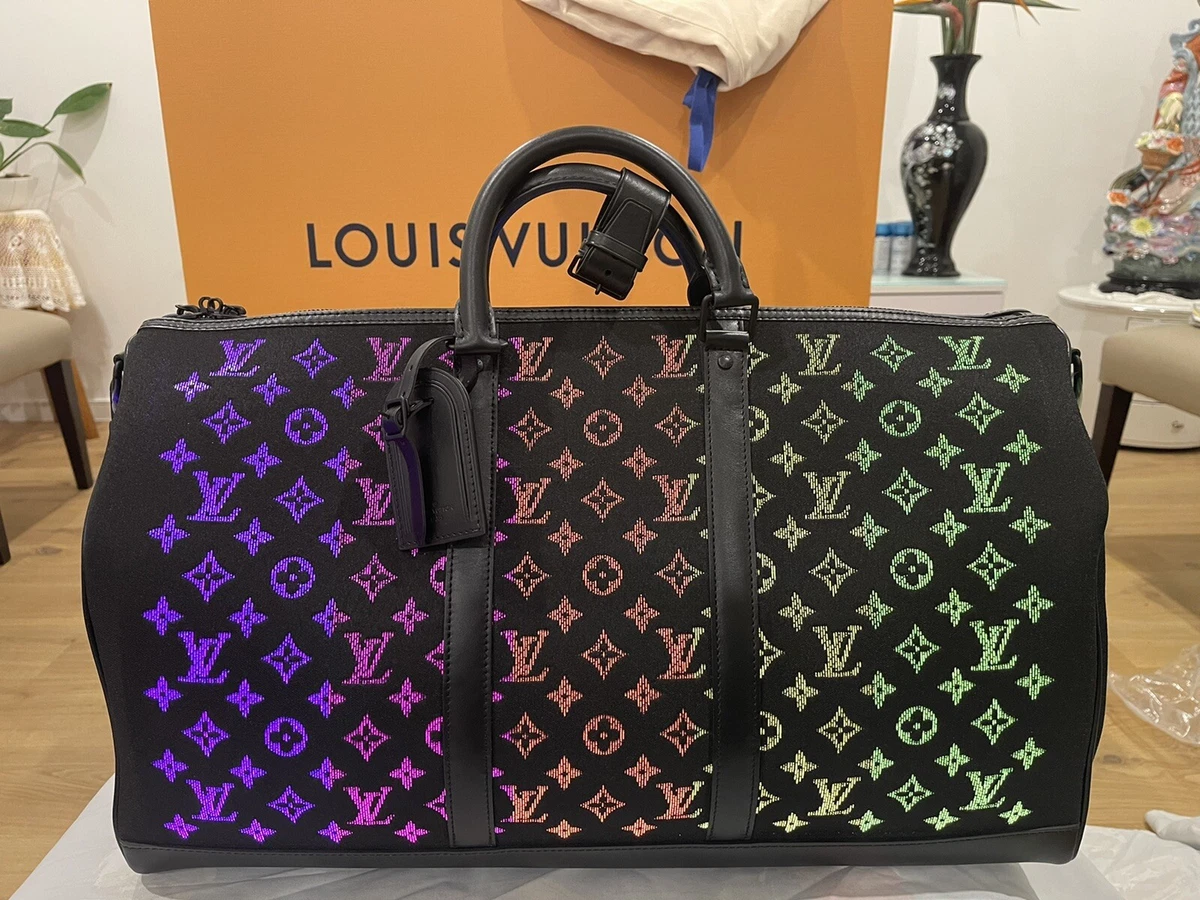 BRAND NEW-Limited edition Louis Vuitton keepall 50 Light Up virgil