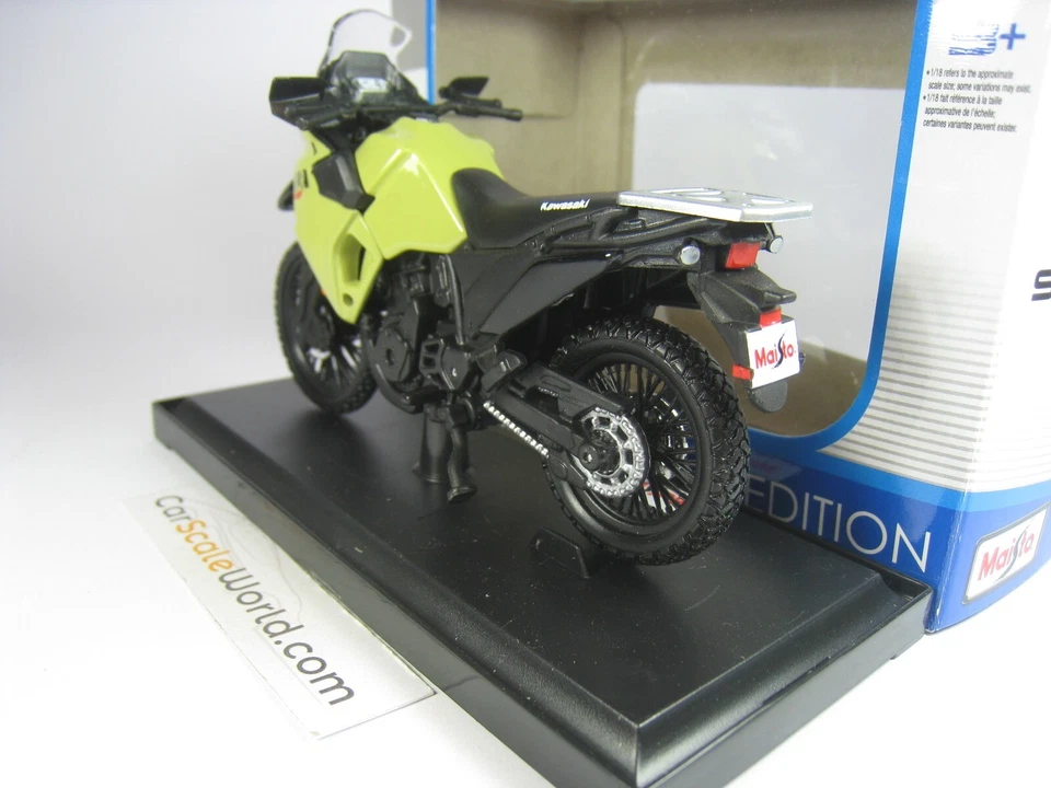 KAWASAKI KLR 650 2021 1/18 MAISTO (BEIGE/BLACK) - Imagen 3 de 3