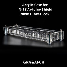 Custodia in acrilico per orologi IN-18 Arduino Shield Nixie Tubes