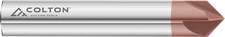 Colton Tools 90 Degree Carbide Chamfer Mill Coated 3/8" Diameter