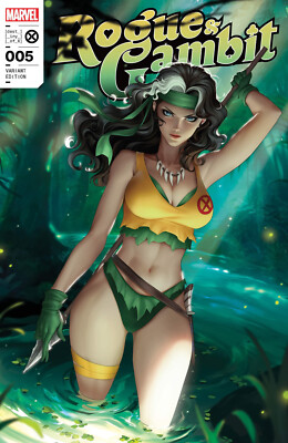 ROGUE & GAMBIT #5 (R1C0 EXCLUSIVE ROGUE SAVAGE LAND VARIANT) COMIC ~ Marvel