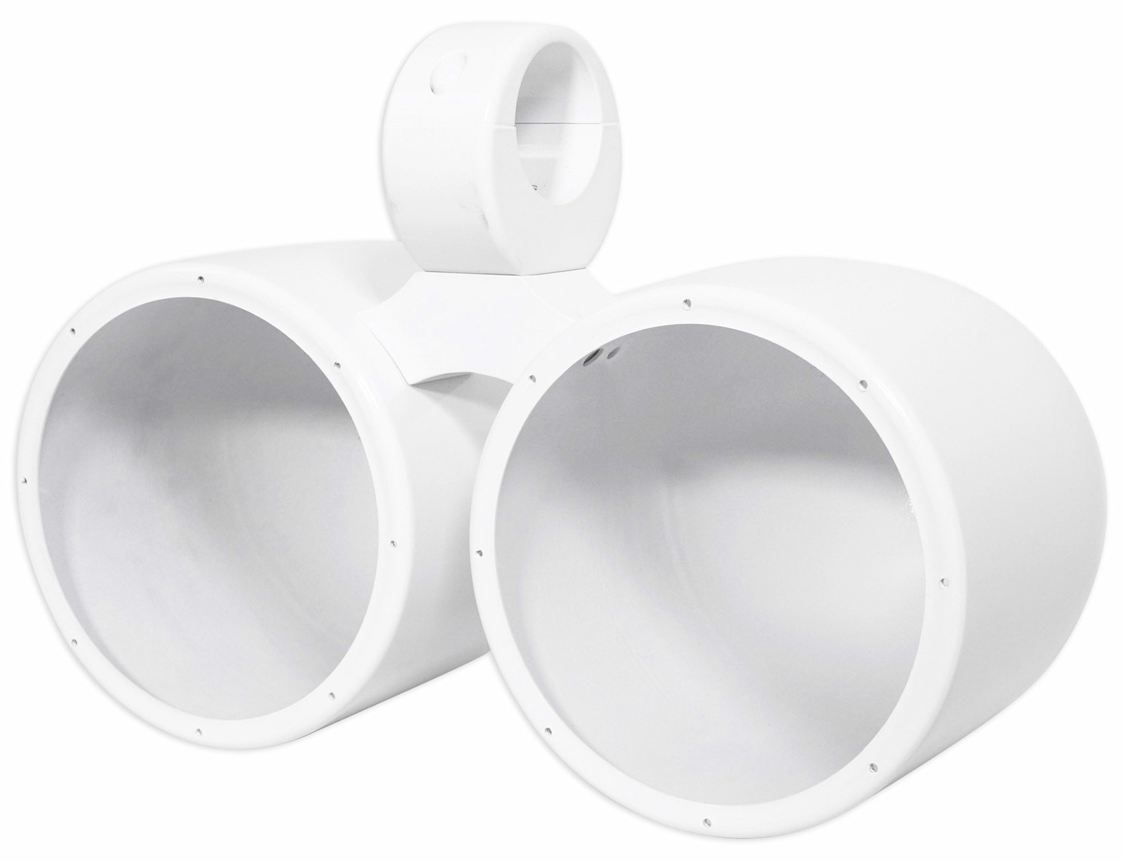 Rockville DMAC80W Dual 8 Белых алюминиевых динамиков для вейкбординга чехлы