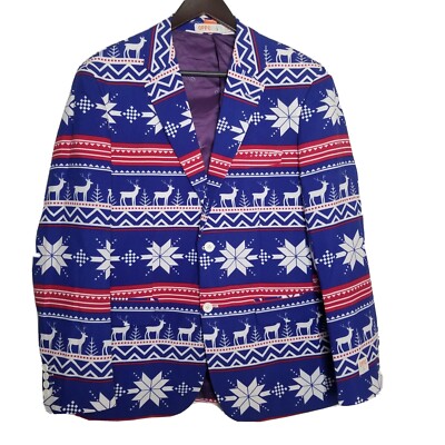 OPPOSUITS CHRISTMAS WINTER HOLIDAY JACKET  US 42 / UK 42 / EU 52