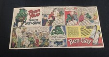 1950&rsquo;s Peter Pain Tries To Stop The Show Ben Gay Newspaper Comic Print Ad 2D23
