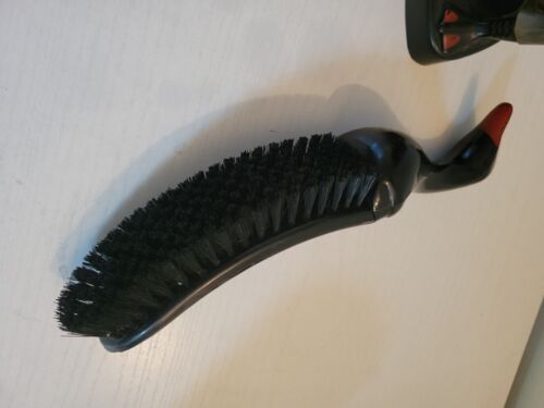 Vintage Duck Figural Butler Brush For Lint, Clothing, And Shoes. Brush Stand - Picture 15 of 15
