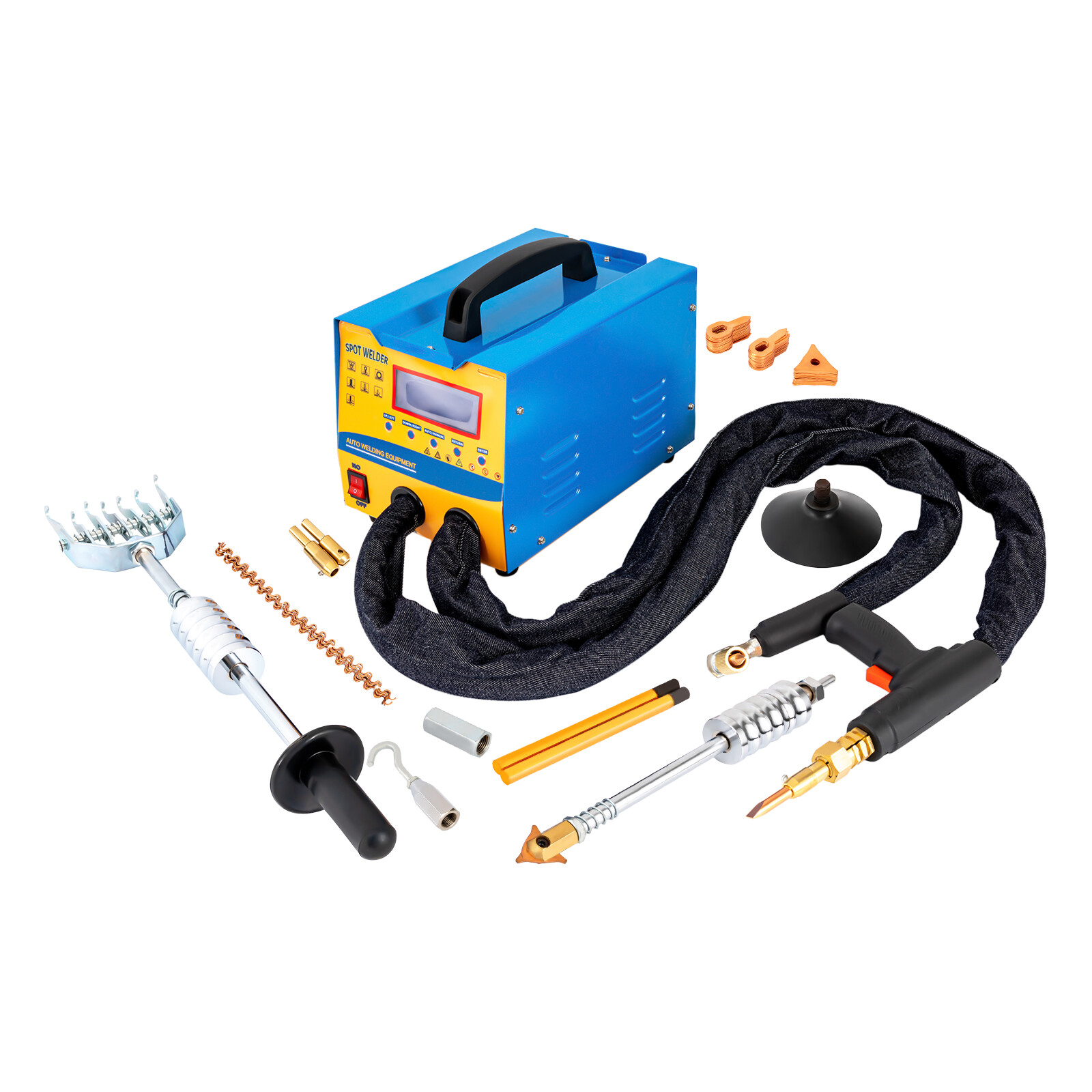 Spot Welder Dent Puller 3KW Stud Welder Dent Repair Kit 7 Models Spot