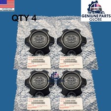 Genuine Toyota 20-23 Tacoma Charcoal 16 Wheel Center Hub Cap Set 4260b-04080 Genuine Toyota 20-23 Tacoma Charcoal 16 Wheel Center Hub Cap Set 4260b-04080