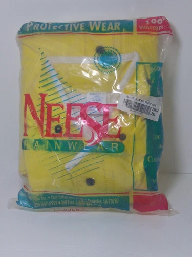 2XL NEESE MEDIUM WEIGHT RIBBED VINYL RAIN WEAR OUTFIT OS - product listing photo